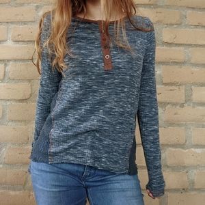 Blue long sleeve shirt